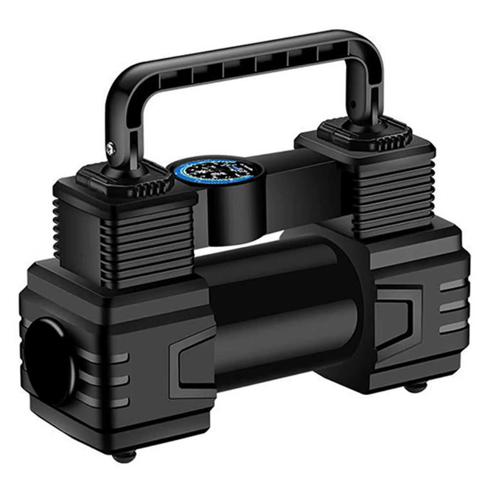 Car Tire Pump Auto Air Compressor with LED Light 12V Portable Auto Air Pump up to 150 PSI Vacuum Tire Pump Car Accessories