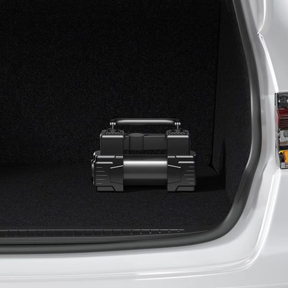 Car Tire Pump Auto Air Compressor with LED Light 12V Portable Auto Air Pump up to 150 PSI Vacuum Tire Pump Car Accessories