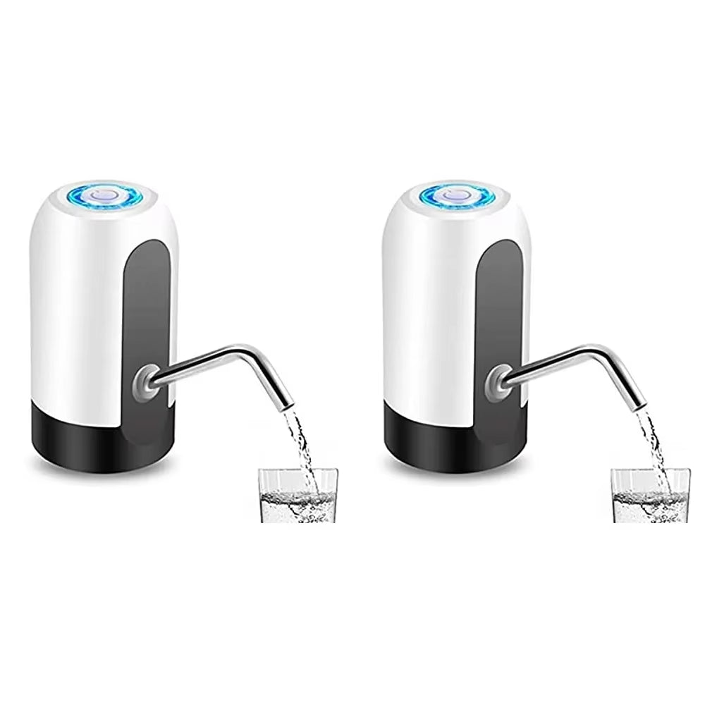 Electric Portable Water Dispenser Pump for 5 Gallon Bottle Usb Charge with Extension Hose Barreled Tools