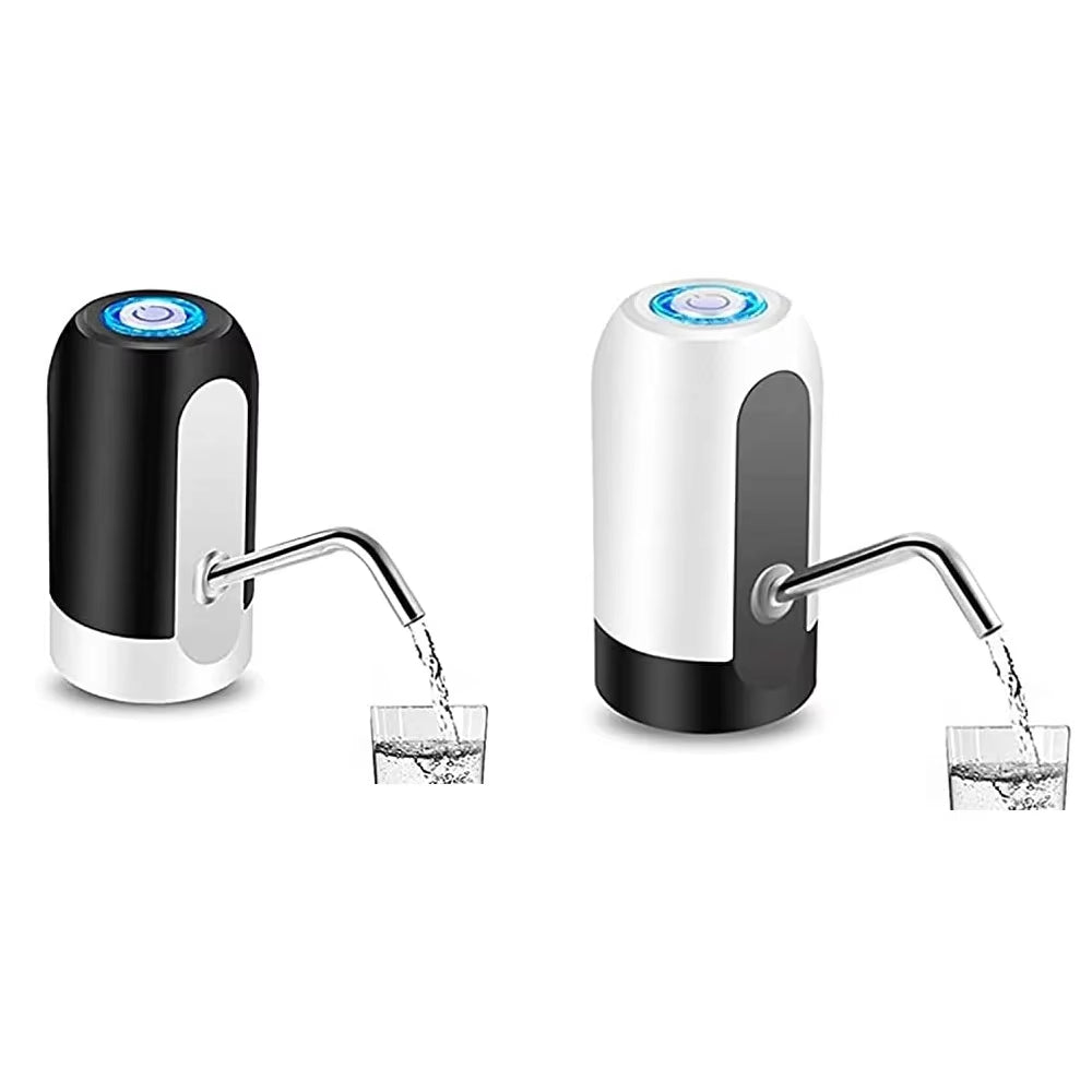 Electric Portable Water Dispenser Pump for 5 Gallon Bottle Usb Charge with Extension Hose Barreled Tools