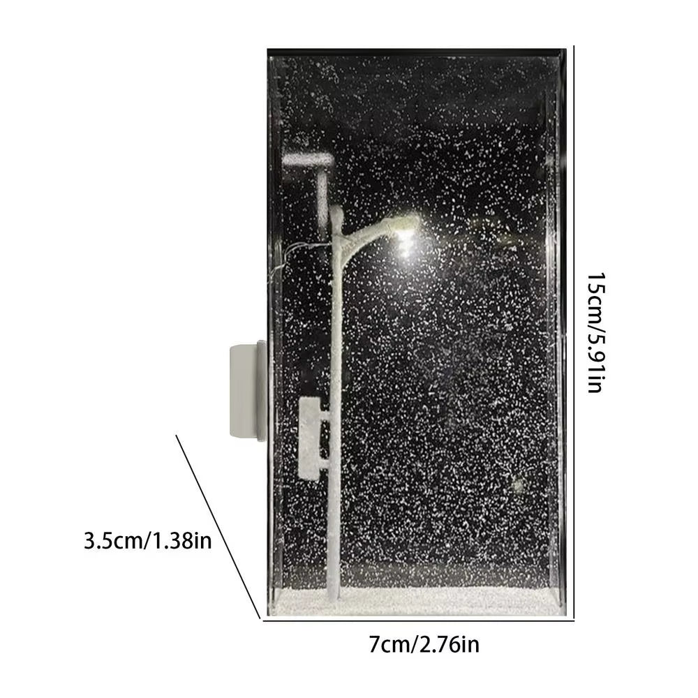 Snowy Night Street Lamps Handmade Snow Night Light Material Kit Street Lamps Light-Up Kit Christmas Night Lights Decorations