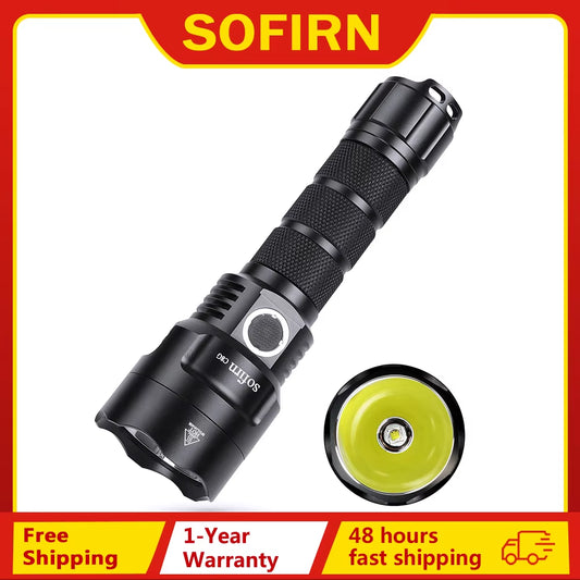 C8G Powerful 21700 LED Tactical Flashlight SST40 2000Lm 18650 Recharge Battery Torch with ATR 2 Groups Ramping Indicator