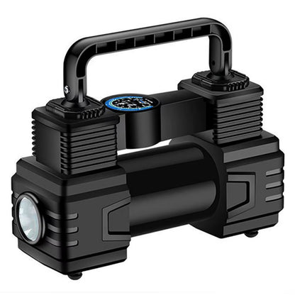 Car Tire Pump Auto Air Compressor with LED Light 12V Portable Auto Air Pump up to 150 PSI Vacuum Tire Pump Car Accessories