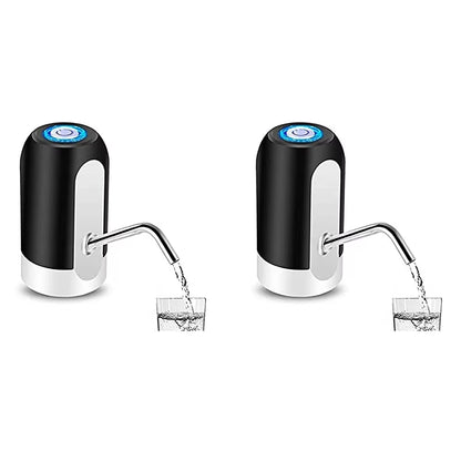 Electric Portable Water Dispenser Pump for 5 Gallon Bottle Usb Charge with Extension Hose Barreled Tools